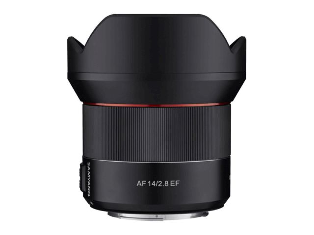 Samyang AF 14mm f/2.8 monture Canon EF objectif photo Samyang AF 14mm f/2.8 monture Canon EF objectif photo